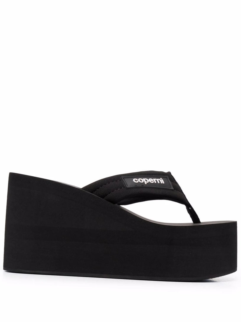 Coperni Logo sandal with wedge