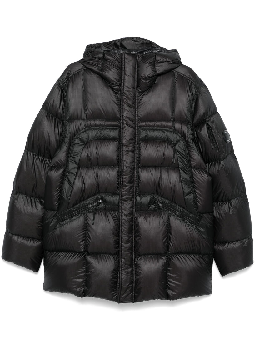 D.D. Shell Hooded Long Down Jacket