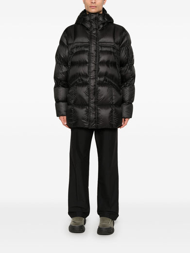 D.D. Shell Hooded Long Down Jacket