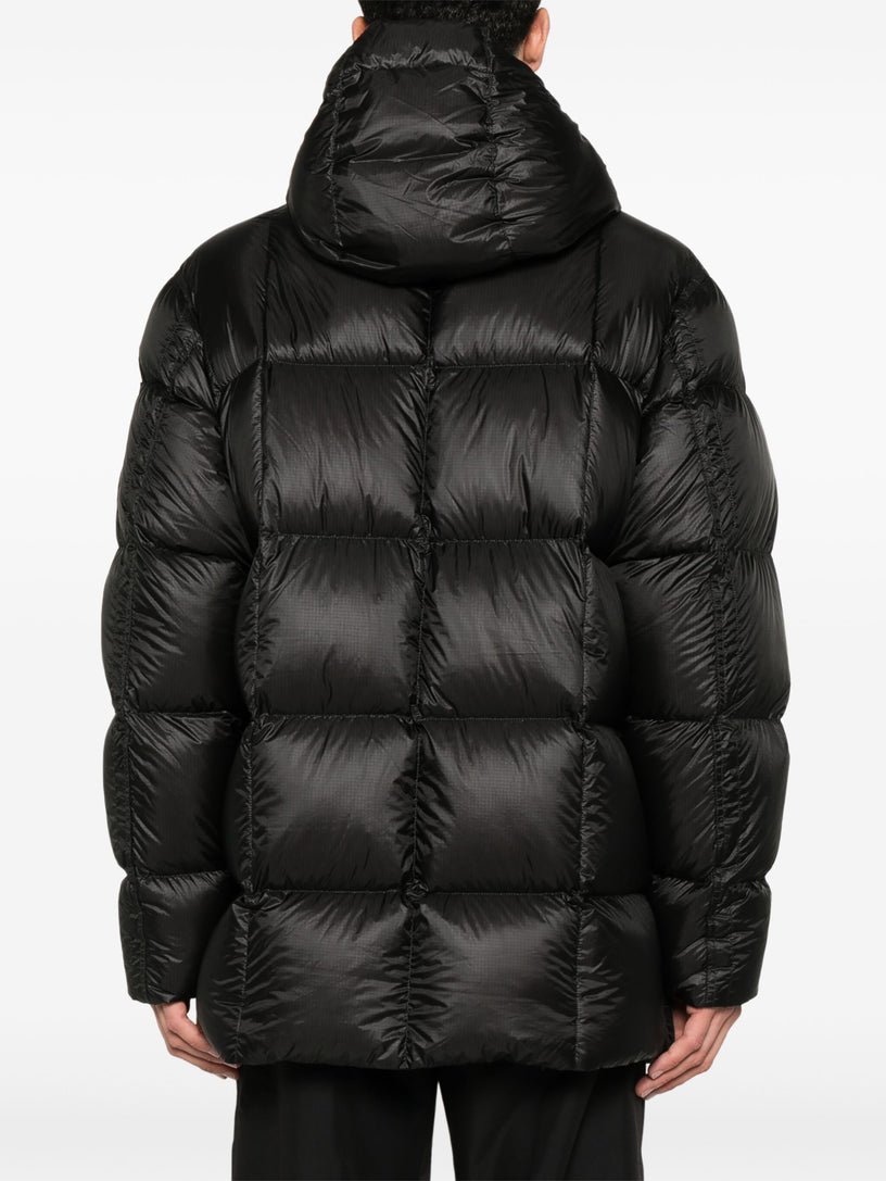 D.D. Shell Hooded Long Down Jacket