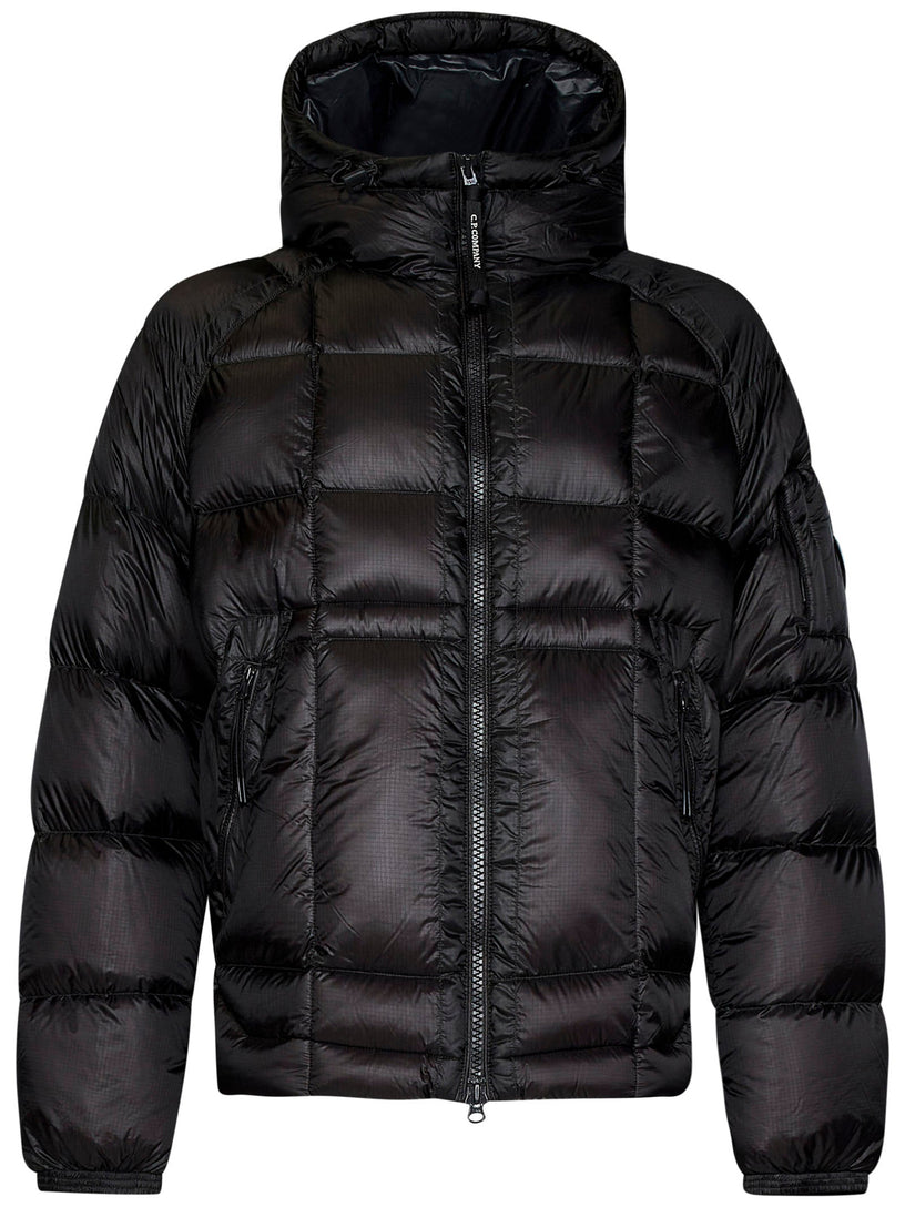 CP COMPANY D.d. shell hooded medium down jacket