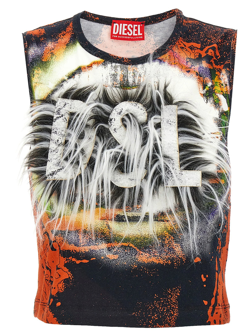 DIESEL T-grafite top