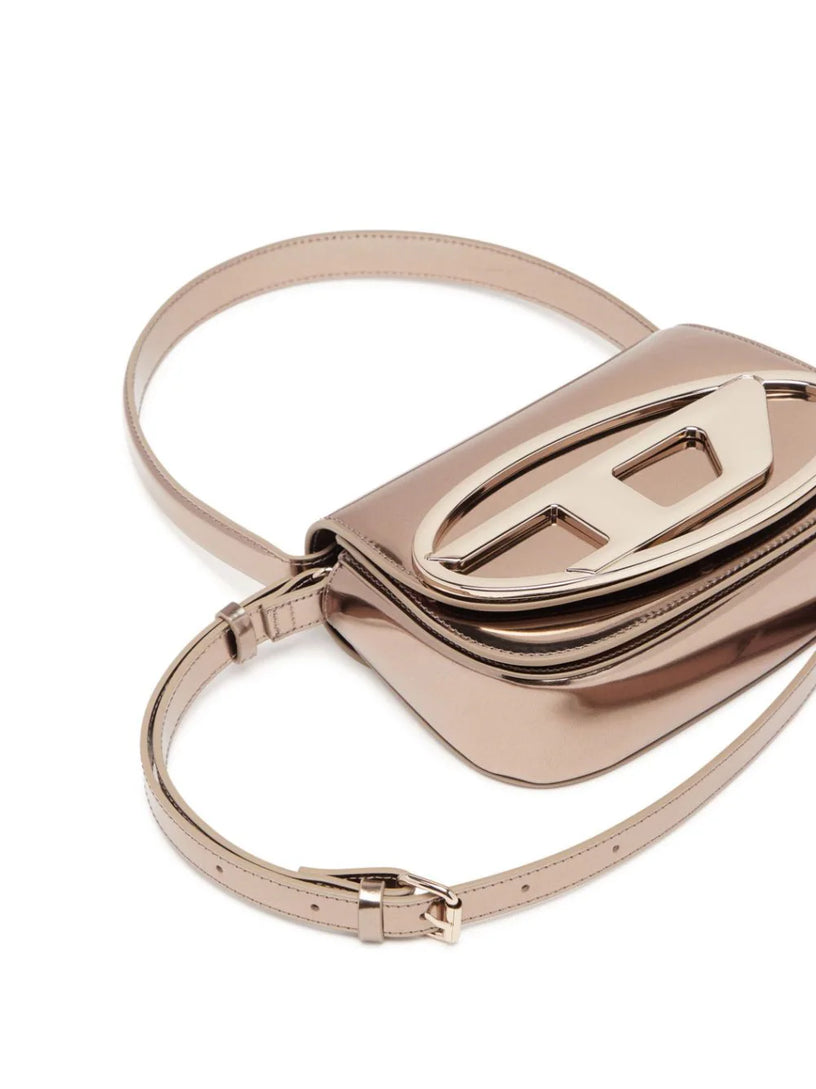 1DR-Iconic shoulder bag in mirrored leather