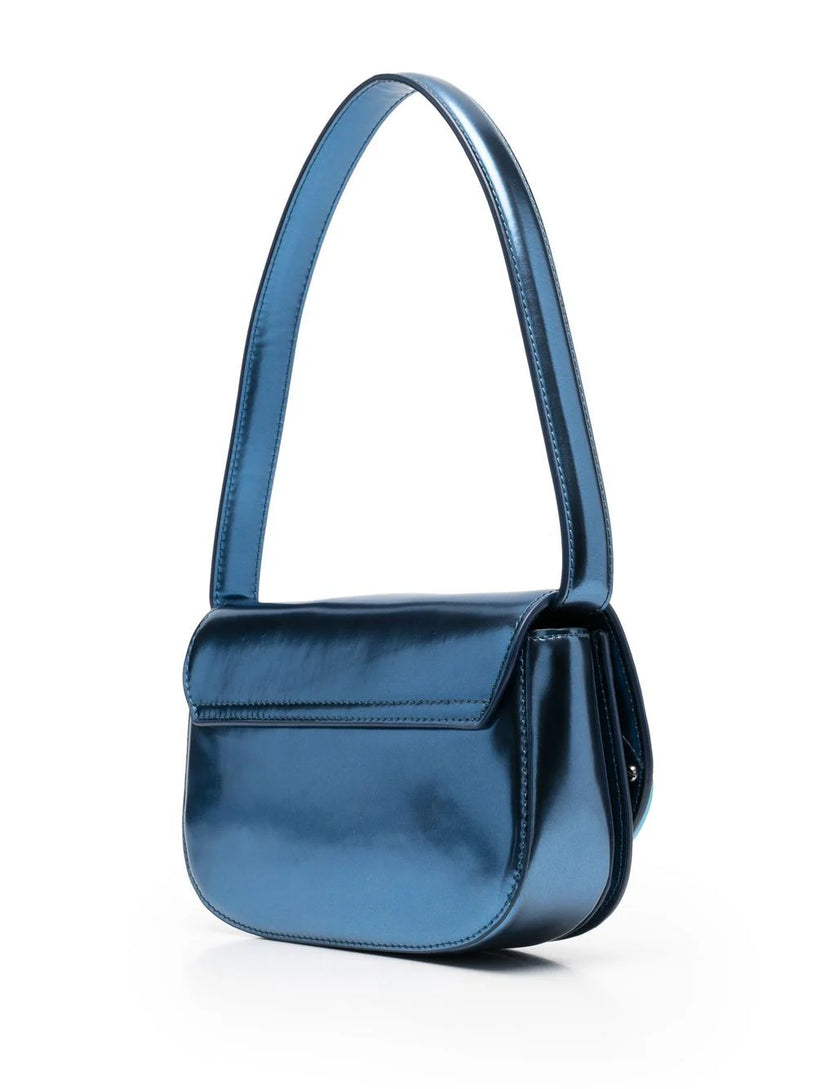 1DR-Iconic shoulder bag in mirrored leather