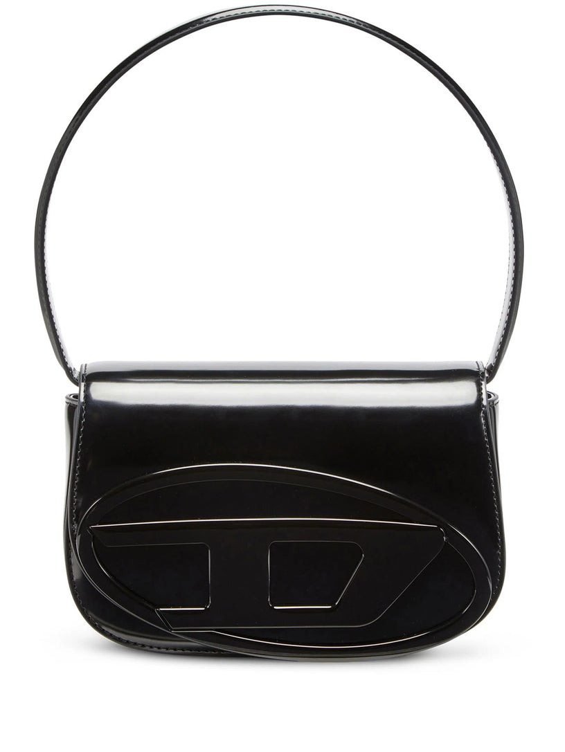 1DR-Iconic shoulder bag in mirrored leather