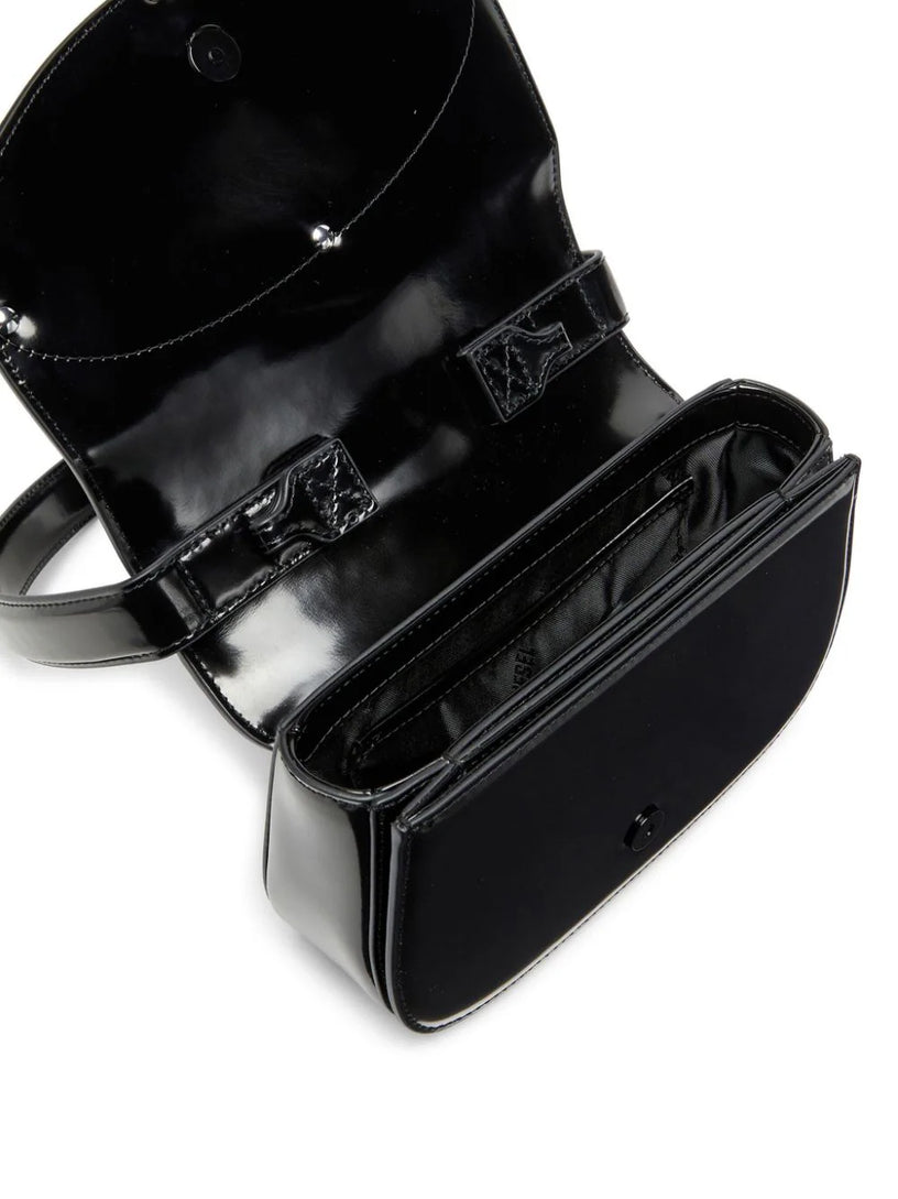 1DR-Iconic shoulder bag in mirrored leather