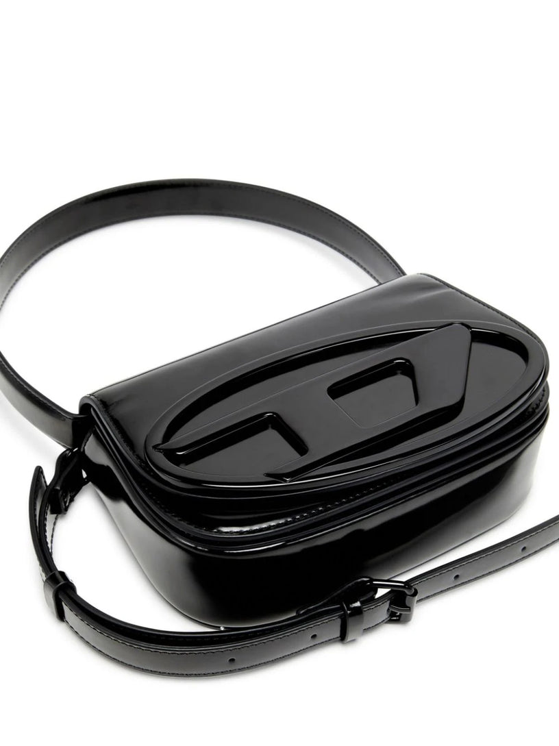 1DR-Iconic shoulder bag in mirrored leather