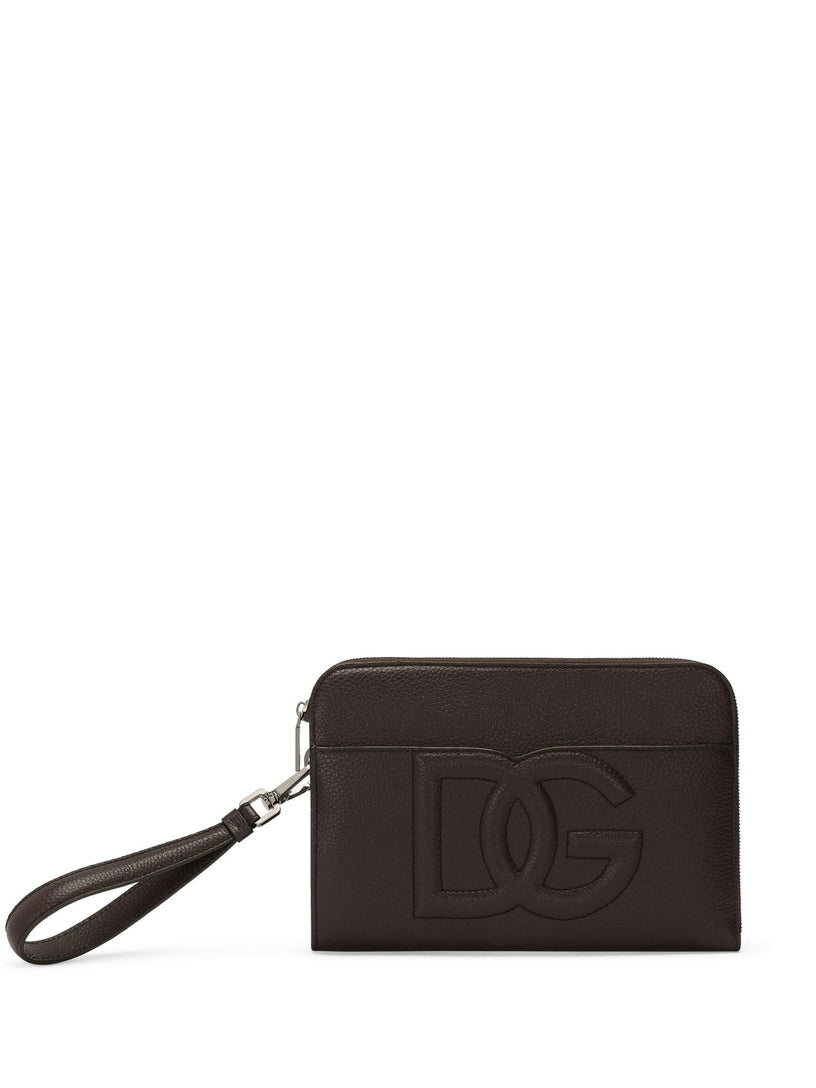 Dolce & Gabbana Large deerskin pouch