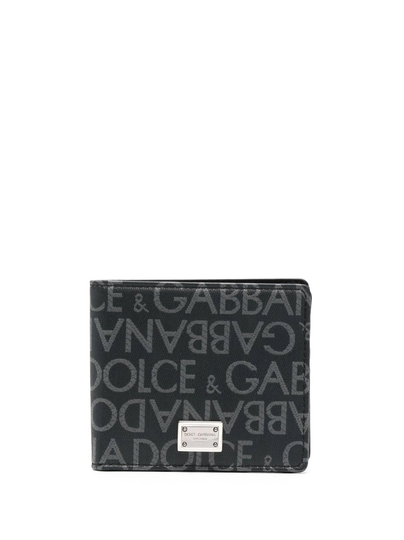 Dolce & Gabbana Coated jacquard bifold wallet