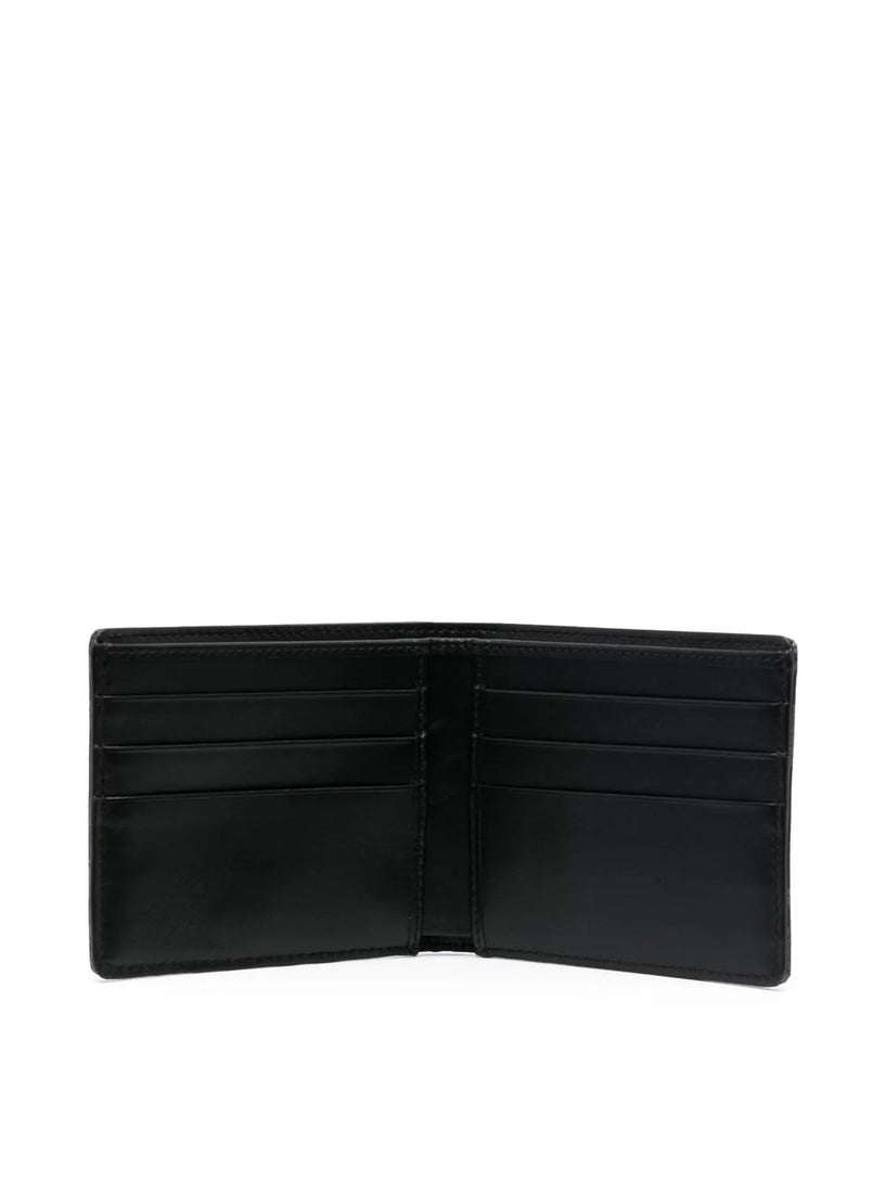 Coated jacquard bifold wallet