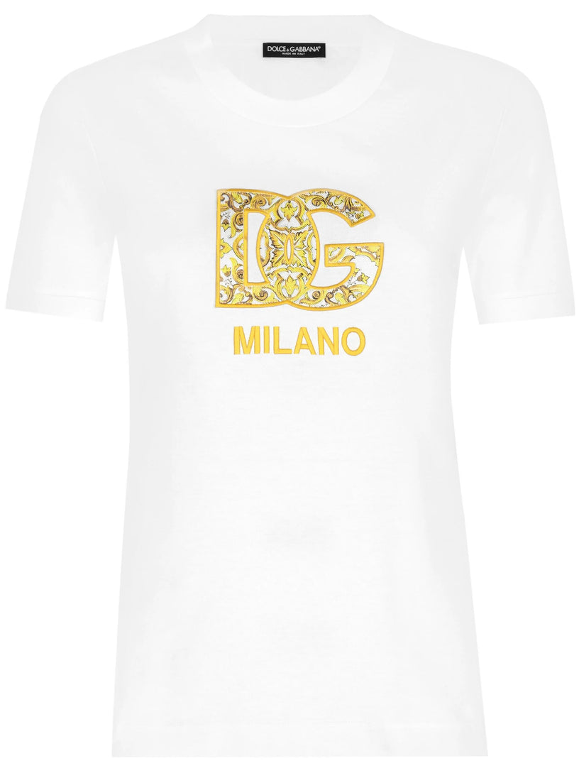 Dolce & Gabbana Cotton jersey t-shirt with logo