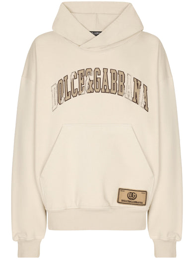 Hoodie with Dolce&Gabbana embroidery