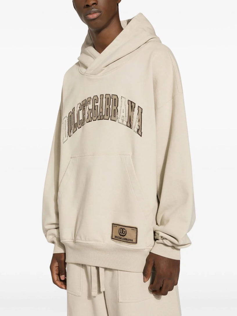 Hoodie with Dolce&Gabbana embroidery