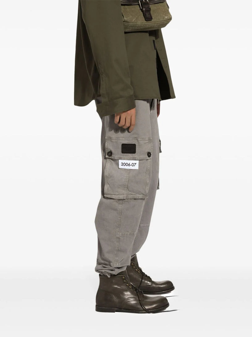 Cotton cargo trousers