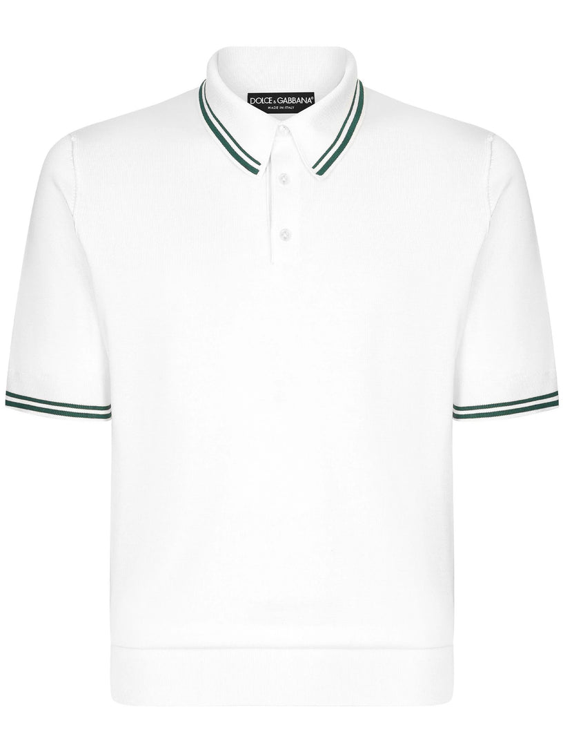 Dolce & Gabbana Silk polo shirt