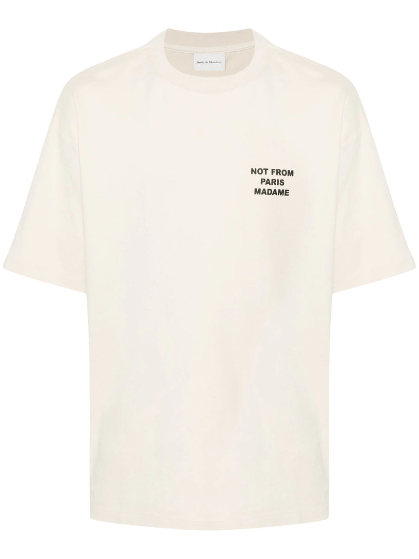 Drôle De Monsieur Slogan t-shirt