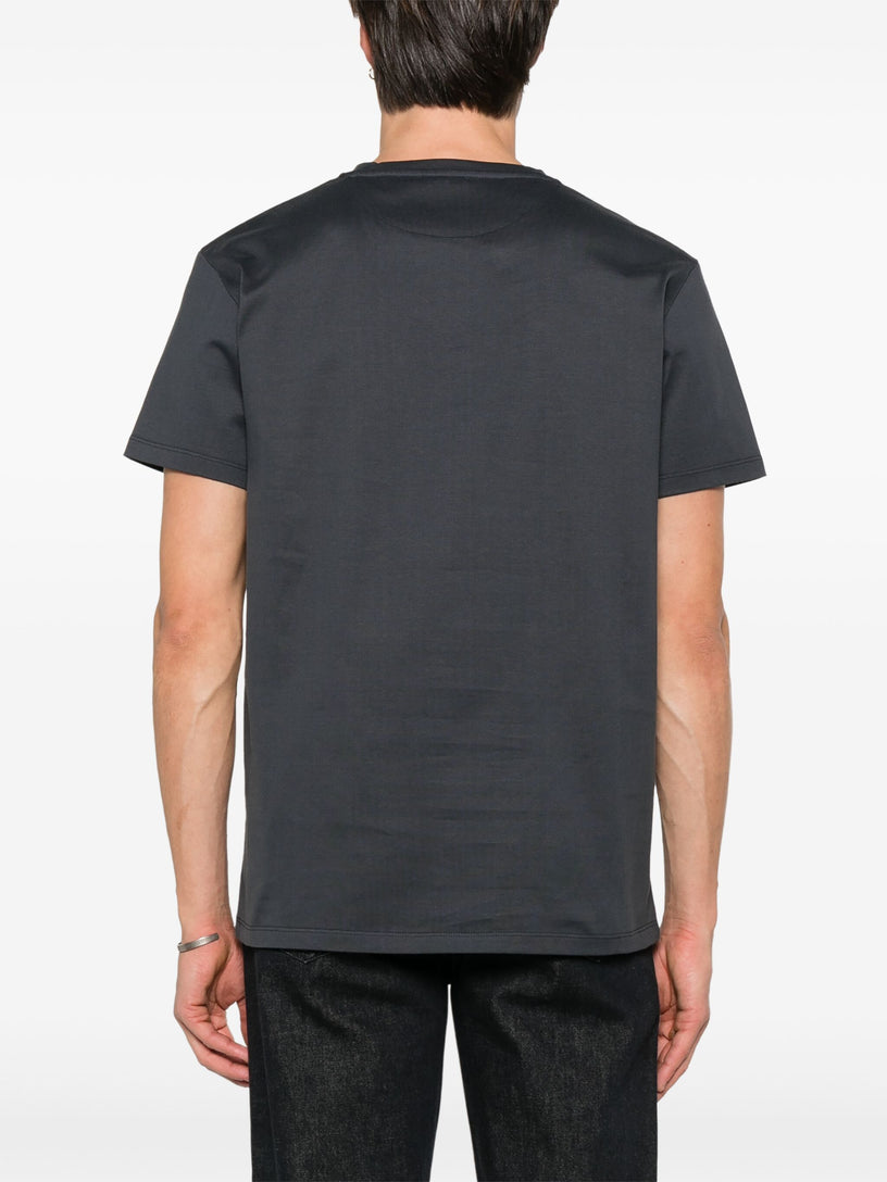 Dark gray cotton T-shirt