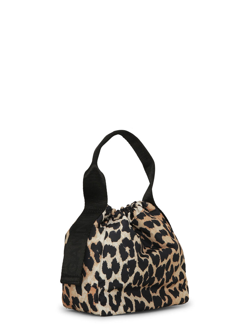 Leopard tech pouch bag