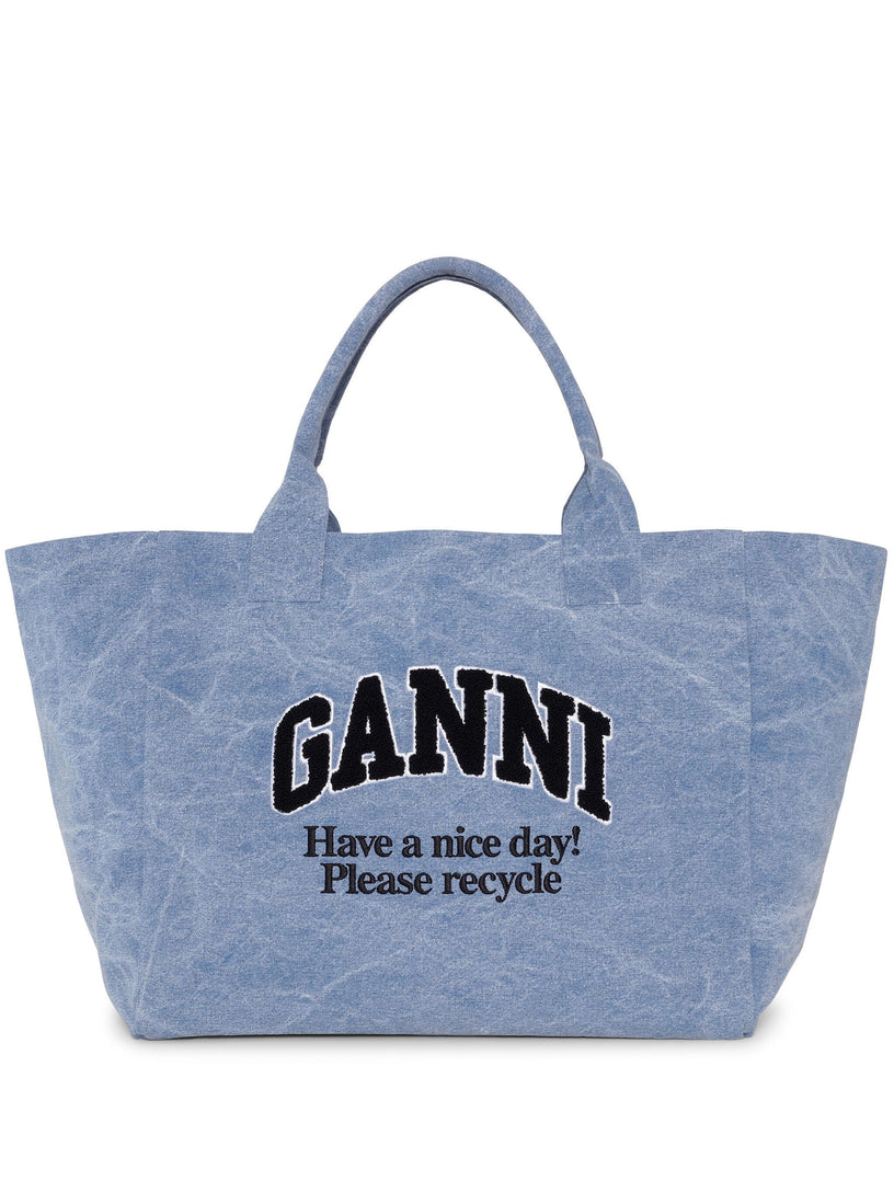 GANNI Oversized canvas bag