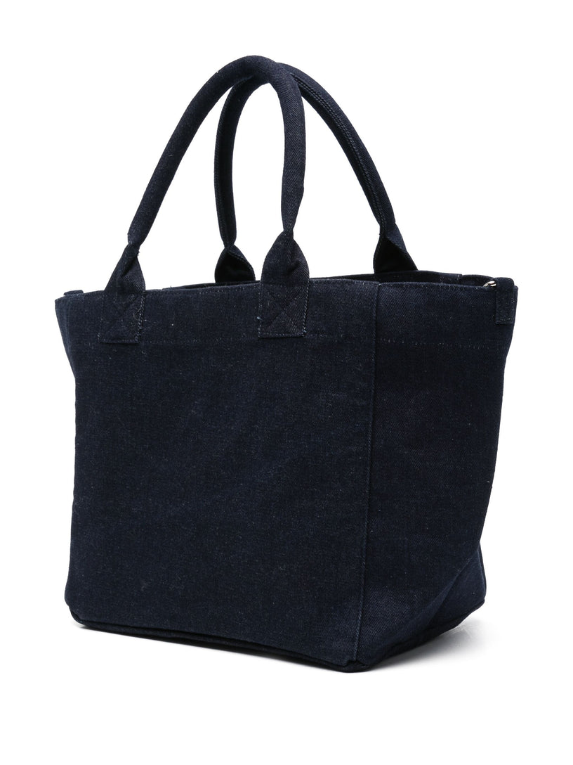 Small denim shopping bag