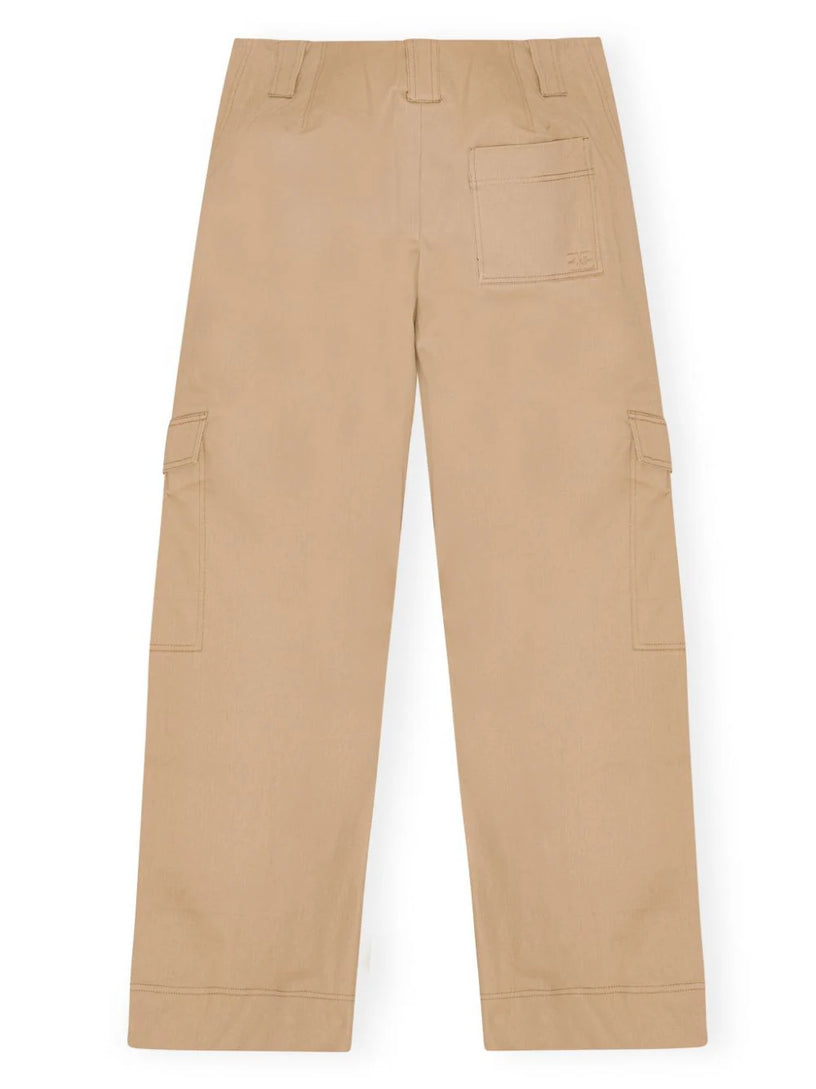 Mid-rise cargo trousers