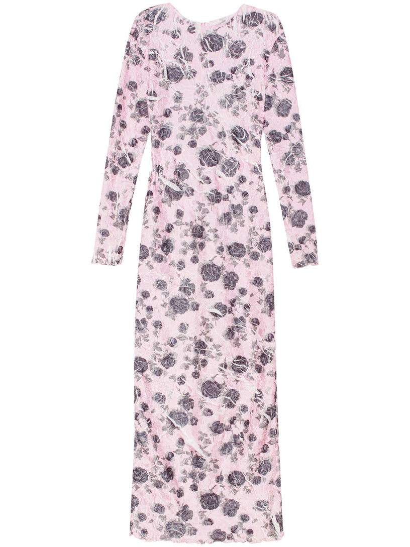 GANNI Floral printed dress