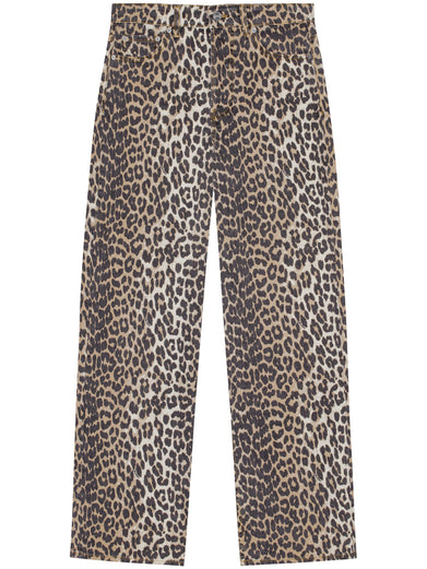 Leopard Printed Izey Jeans