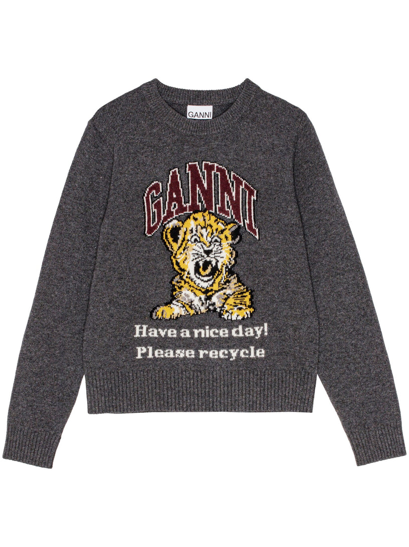 GANNI Tiger jumper