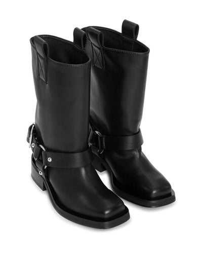 Midi biker boots