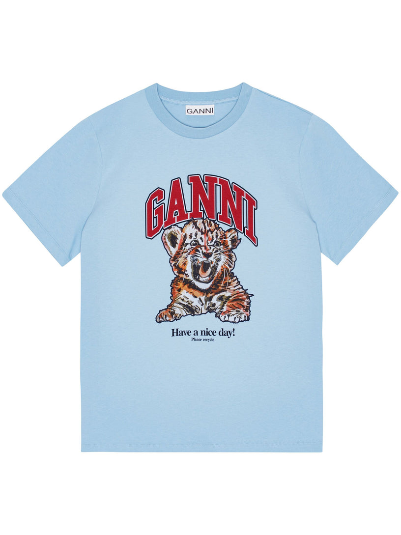 GANNI Tiger relaxed t-shirt