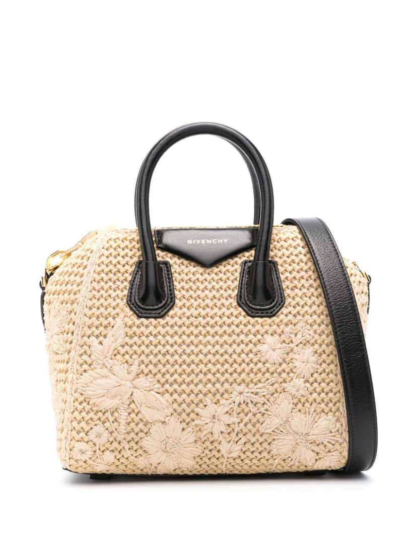 Givenchy Antigona mini raffia bag