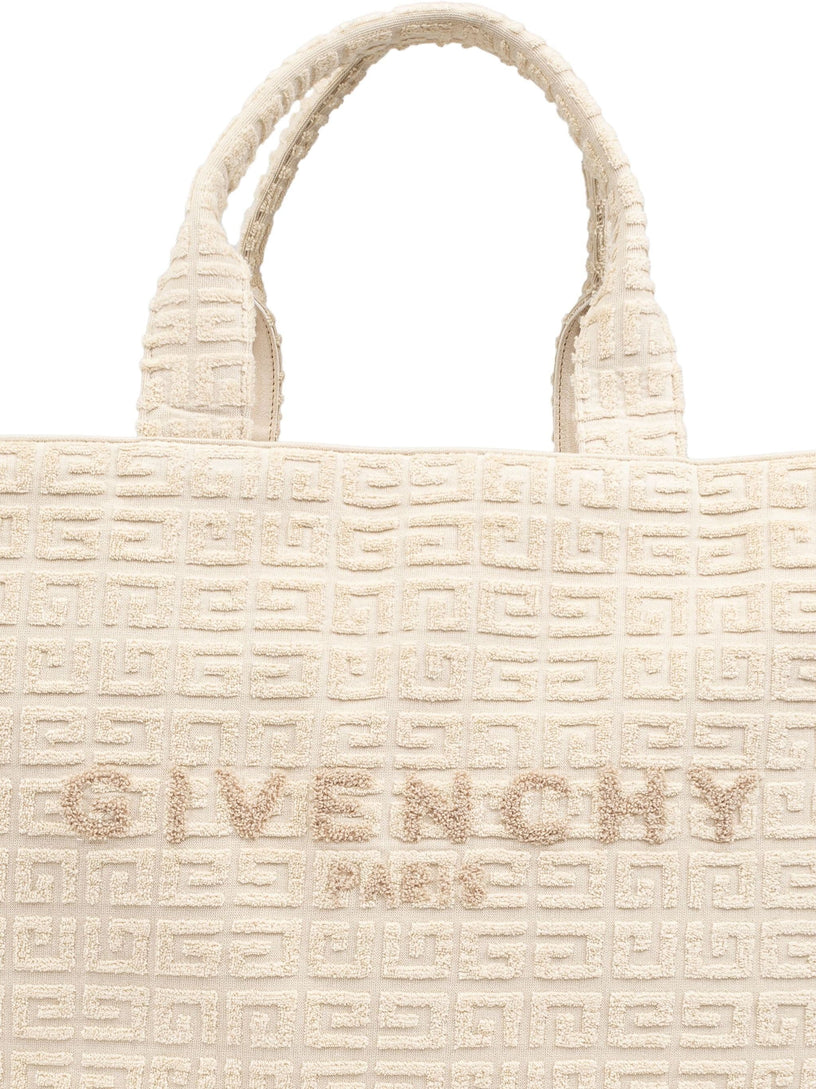 Medium G-Tote in 4G cotton terry