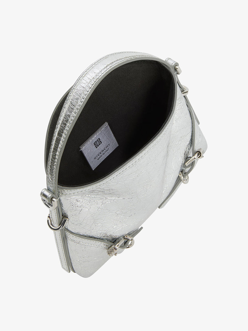 Voyou Nano bag in laminated leather