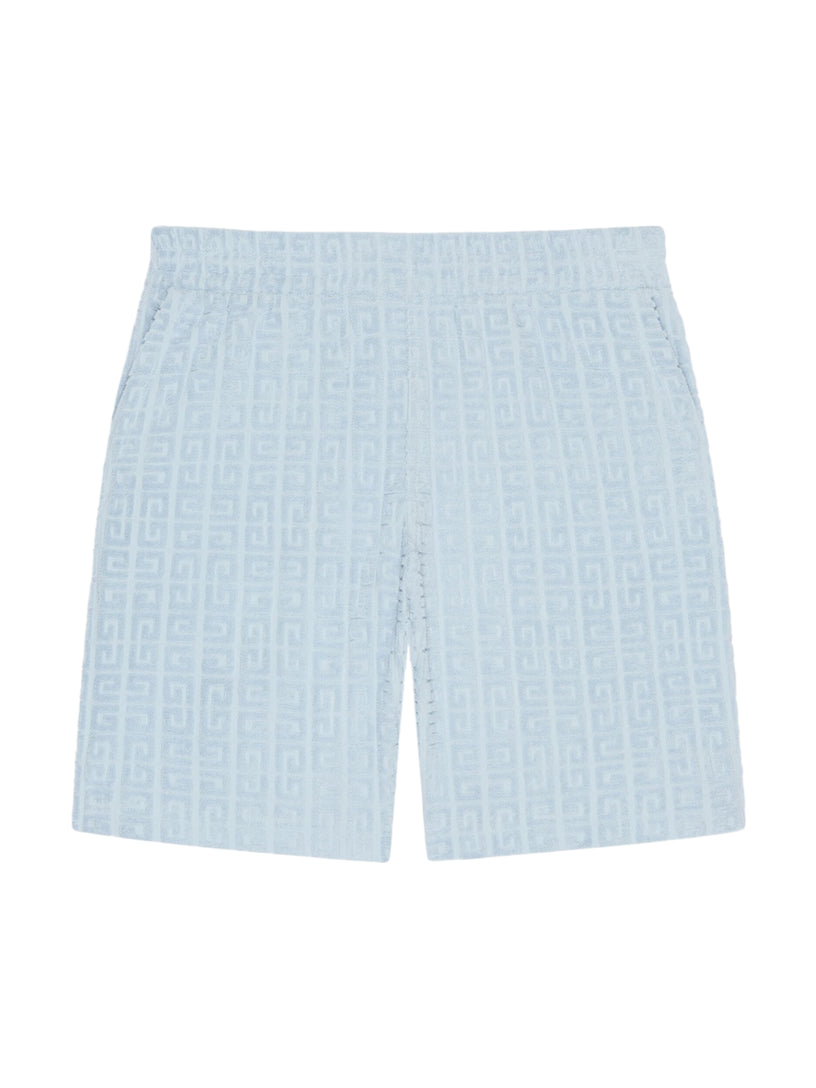 Givenchy Bermuda shorts in 4g towelling cotton jacquard