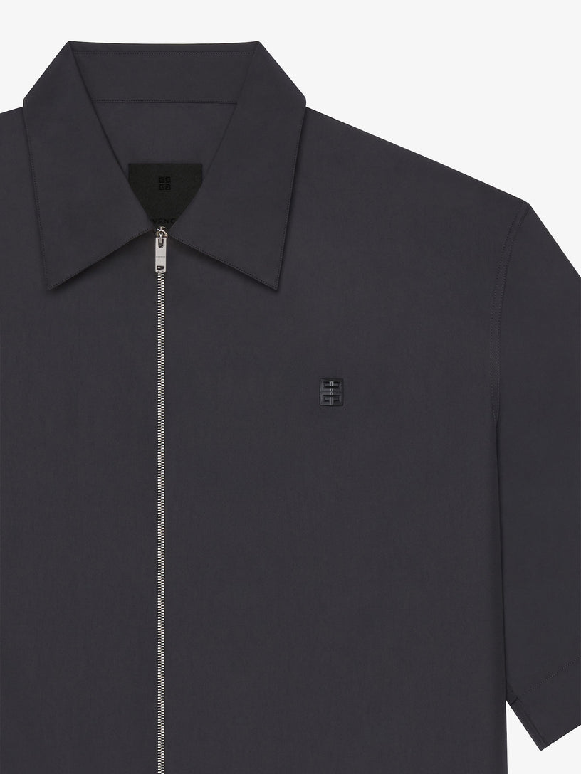 Zipped shirt with 4G detail