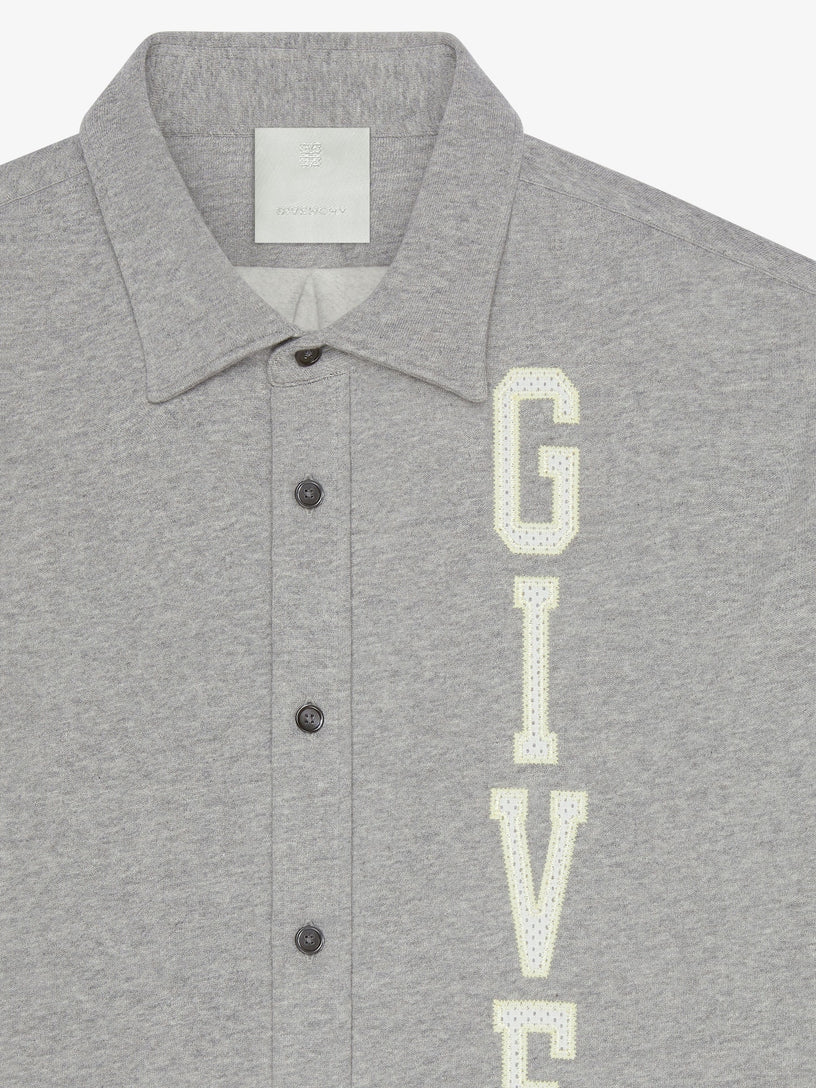 GIVENCHY College shirt in fleece