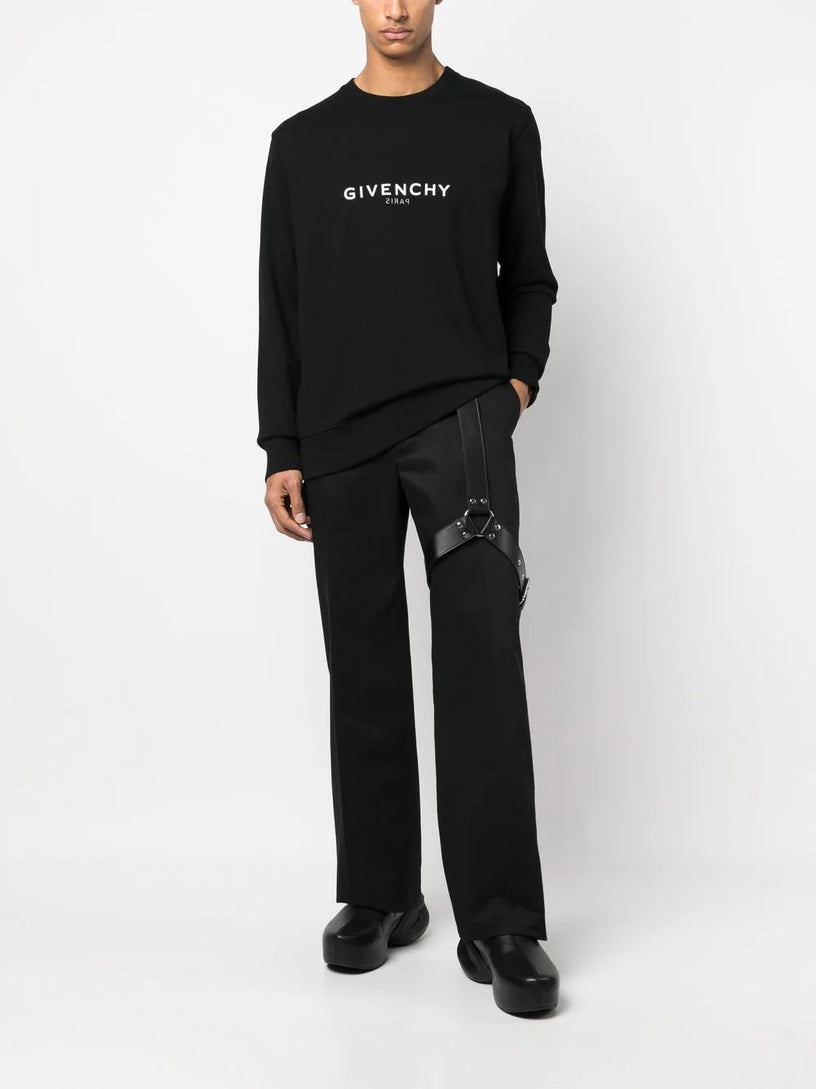 GIVENCHY Reverse slim sweatshirt in brushed fabric