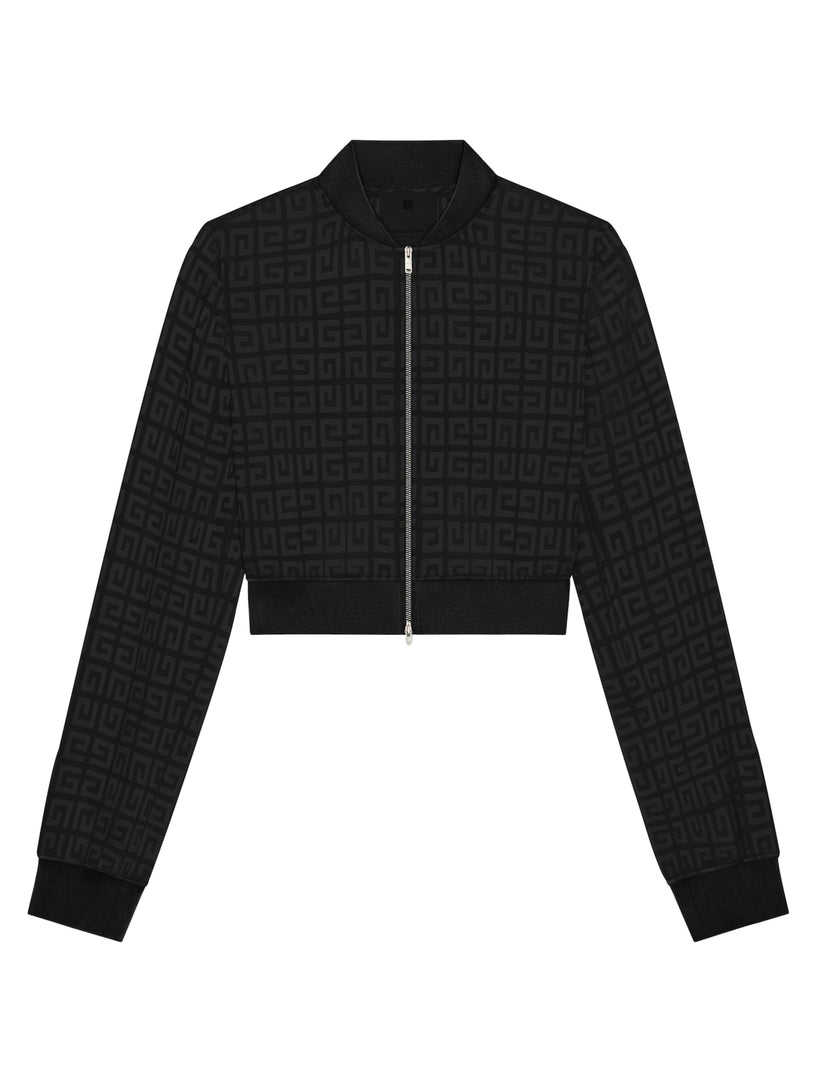 Bomber in 4G jacquard