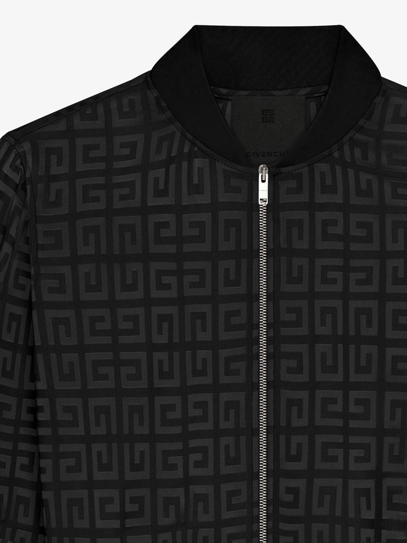 Bomber in 4G jacquard