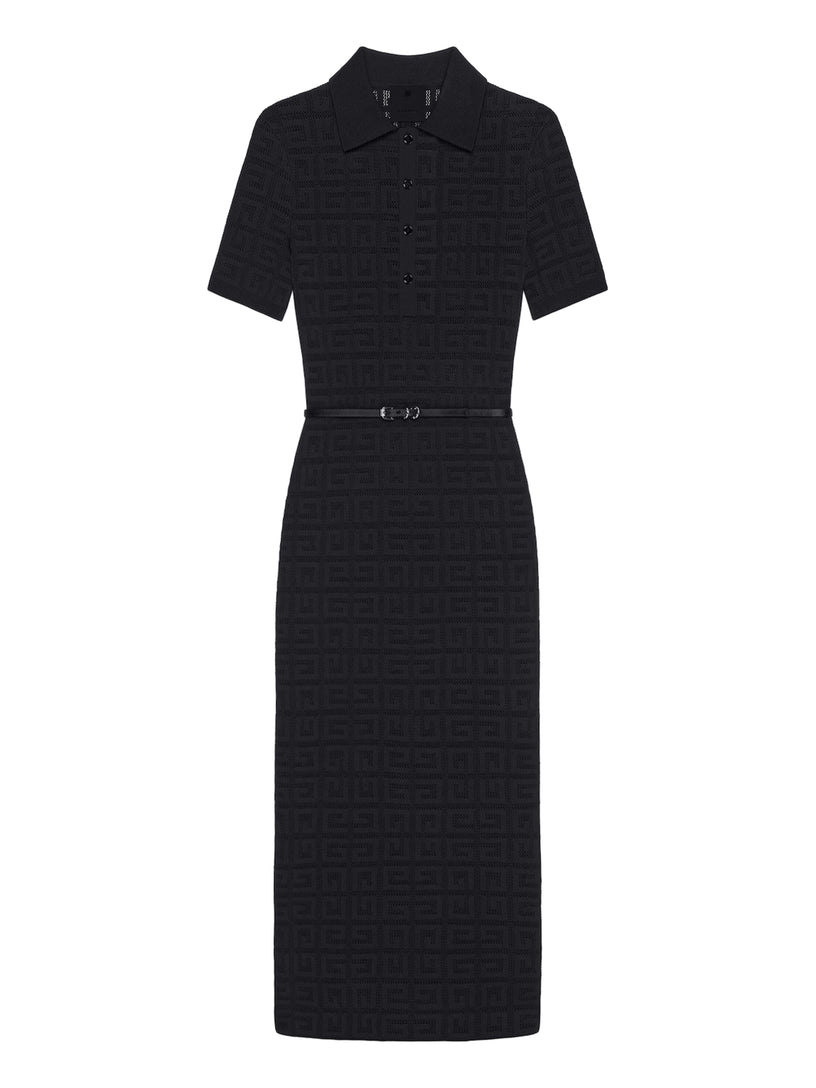 Givenchy Voyou polo dress in 4g jacquard