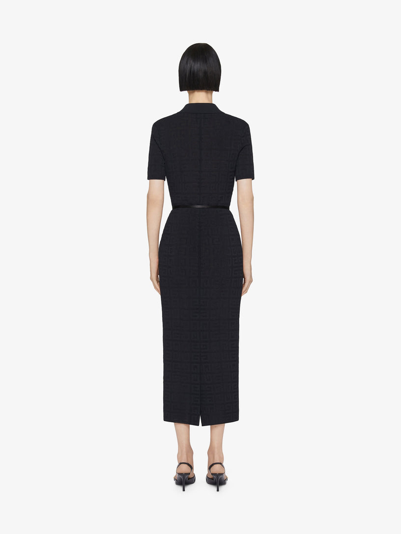 Voyou polo dress in 4G jacquard