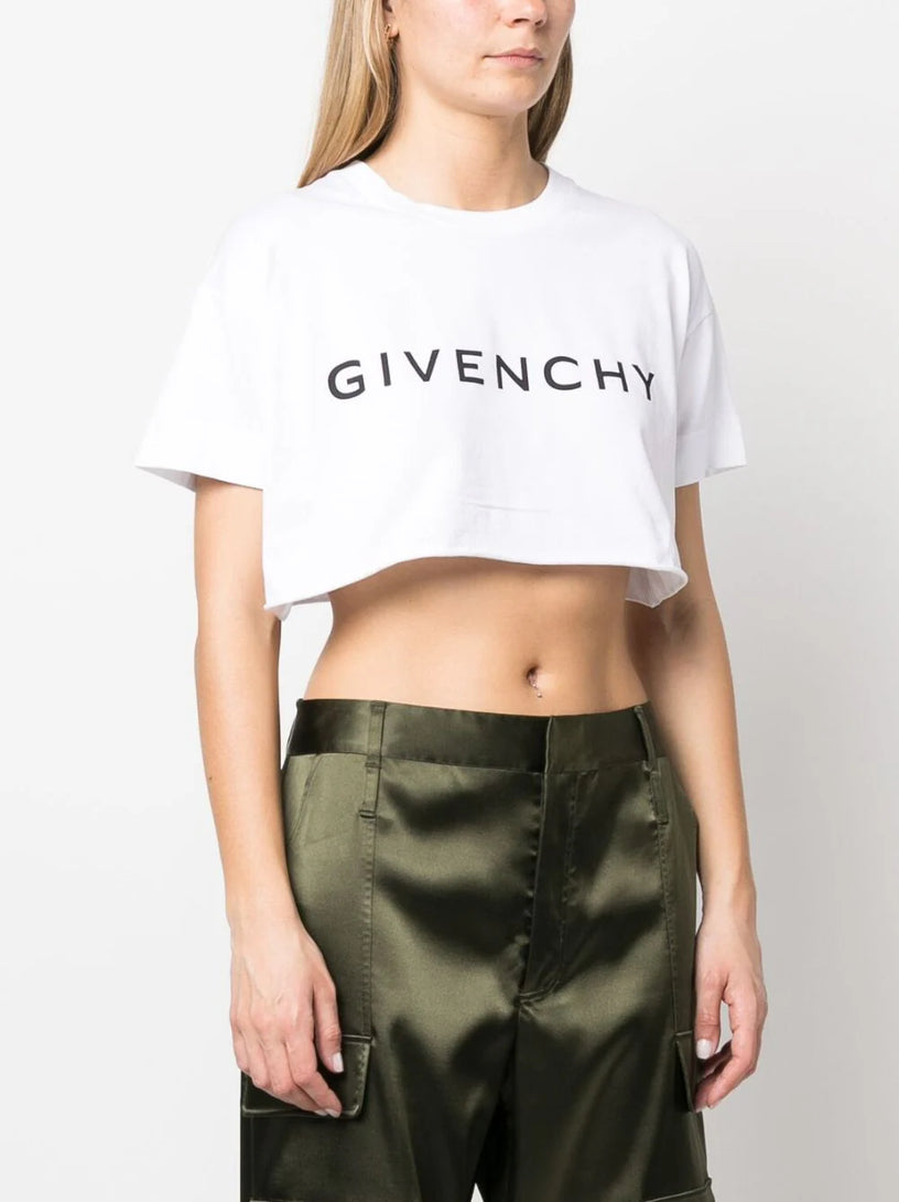 GIVENCHY Archetype cropped t-shirt