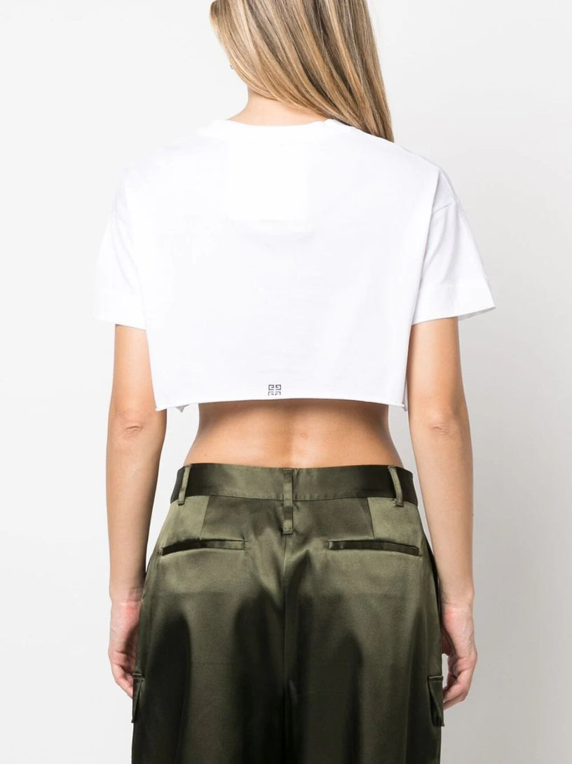 GIVENCHY Archetype cropped t-shirt