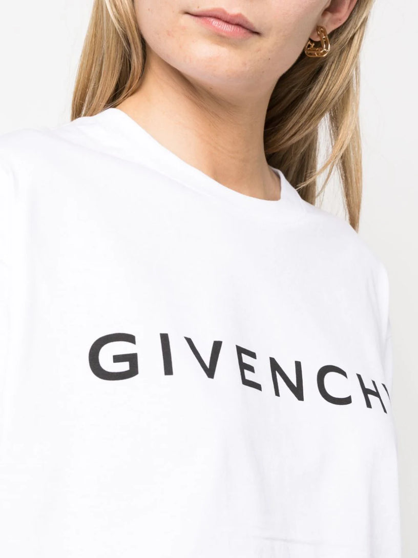 GIVENCHY Archetype cropped t-shirt