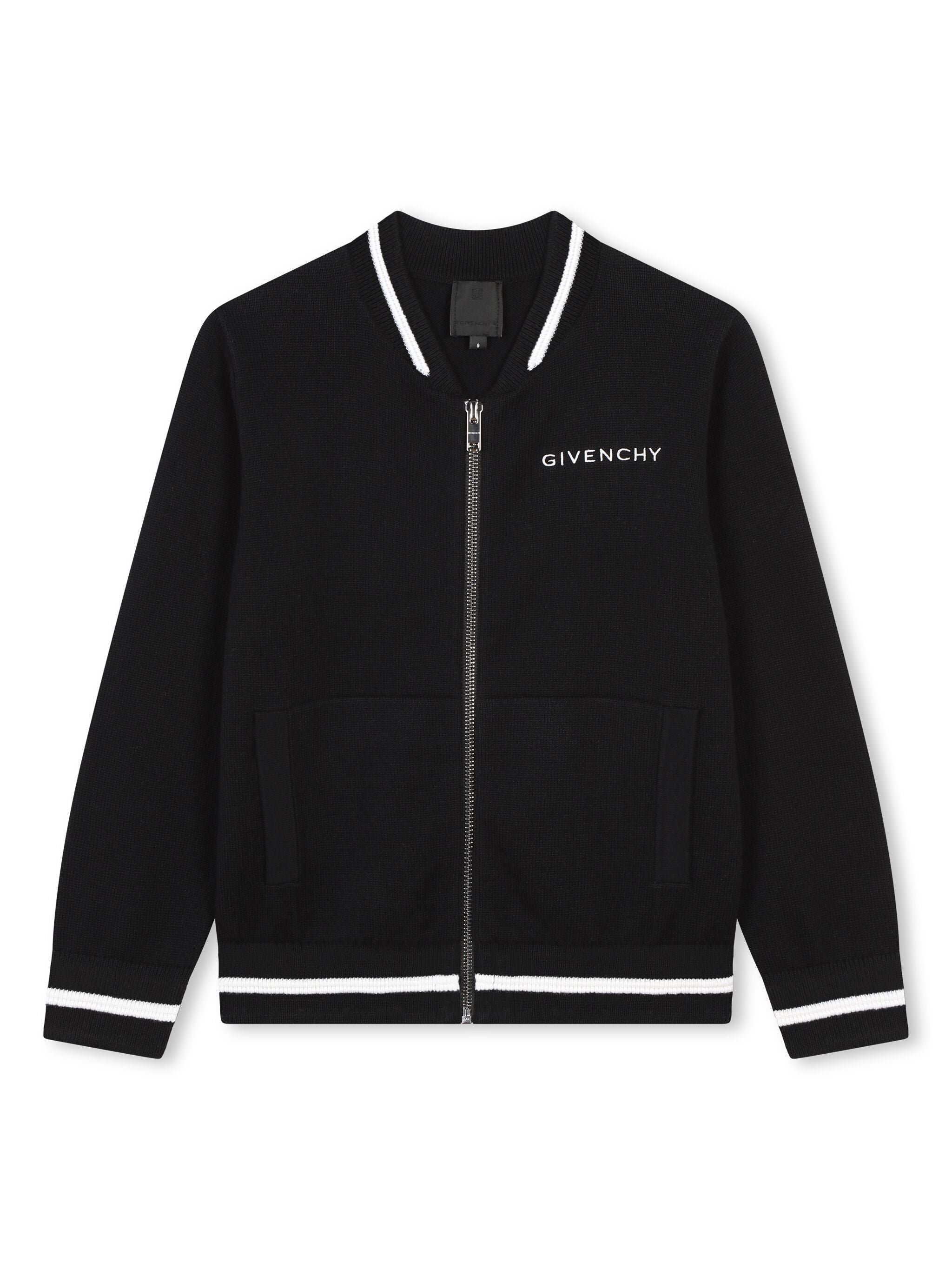 Cardigan con cerniera con motivo 4G Givenchy Kids Nero Grifo210