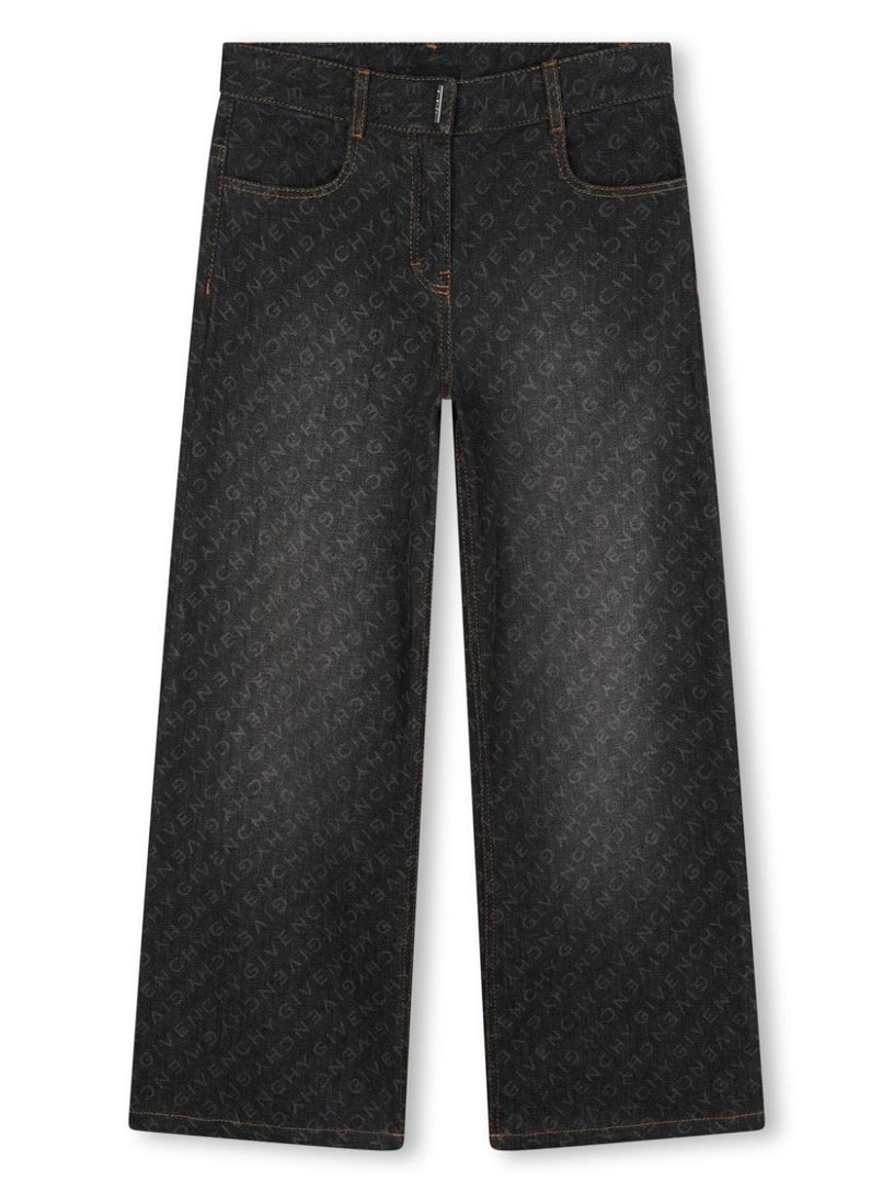 Givenchy Kids Straight jeans with print