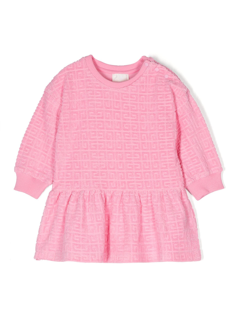 Givenchy Kids Dress with all-over 4g motif