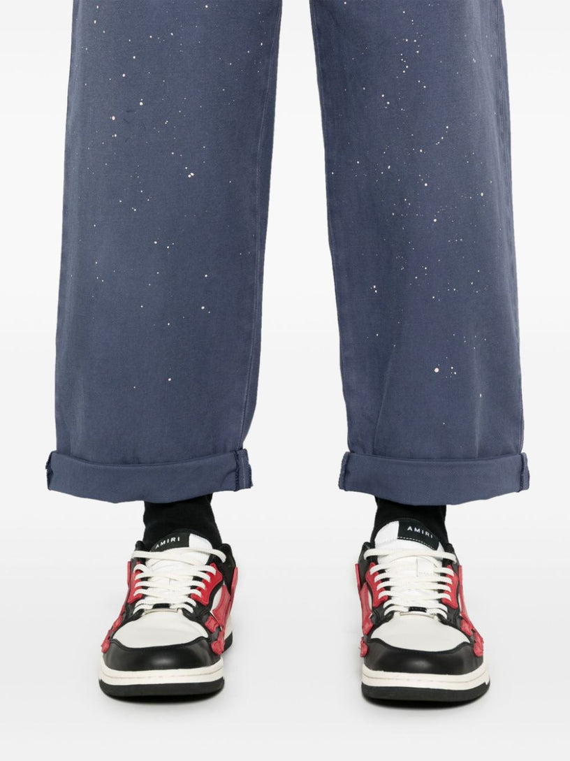 Chino trousers with lived-in effect