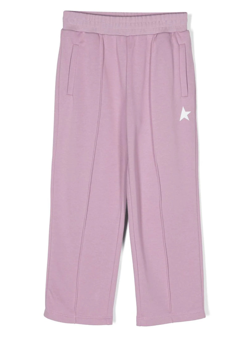 Joggers with glitter star on the front