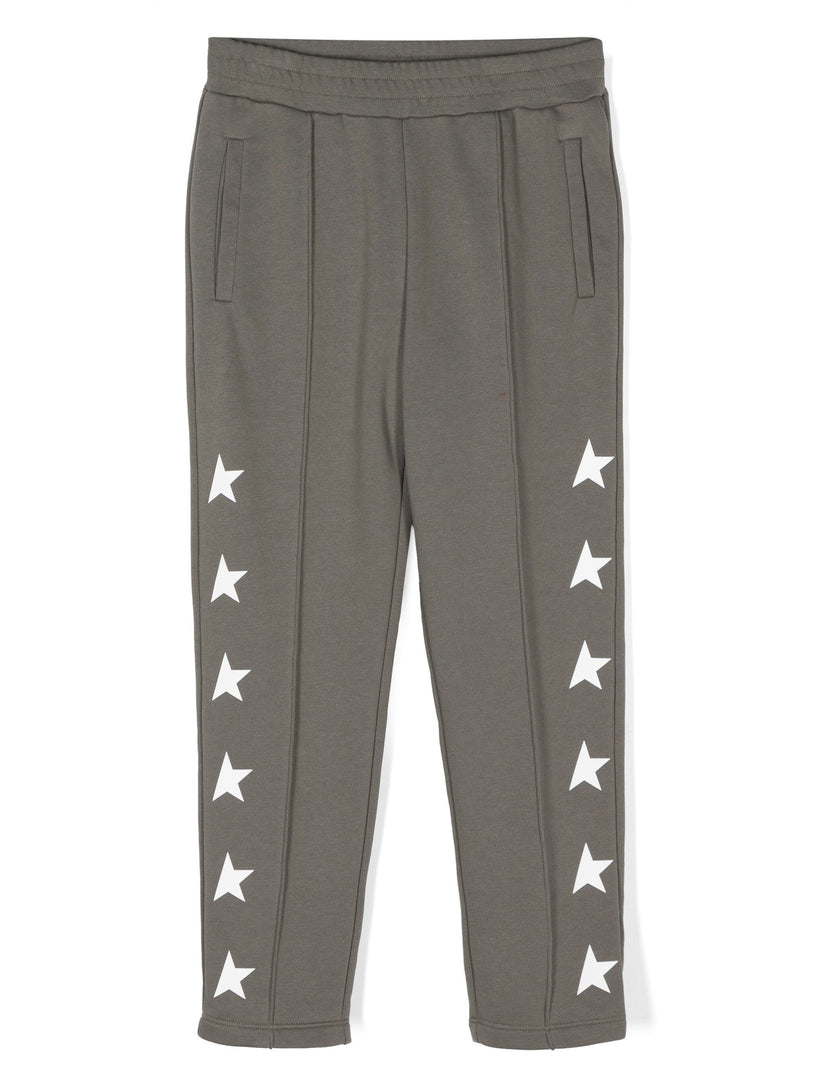 Golden Goose Kids Jogging trousers with stars